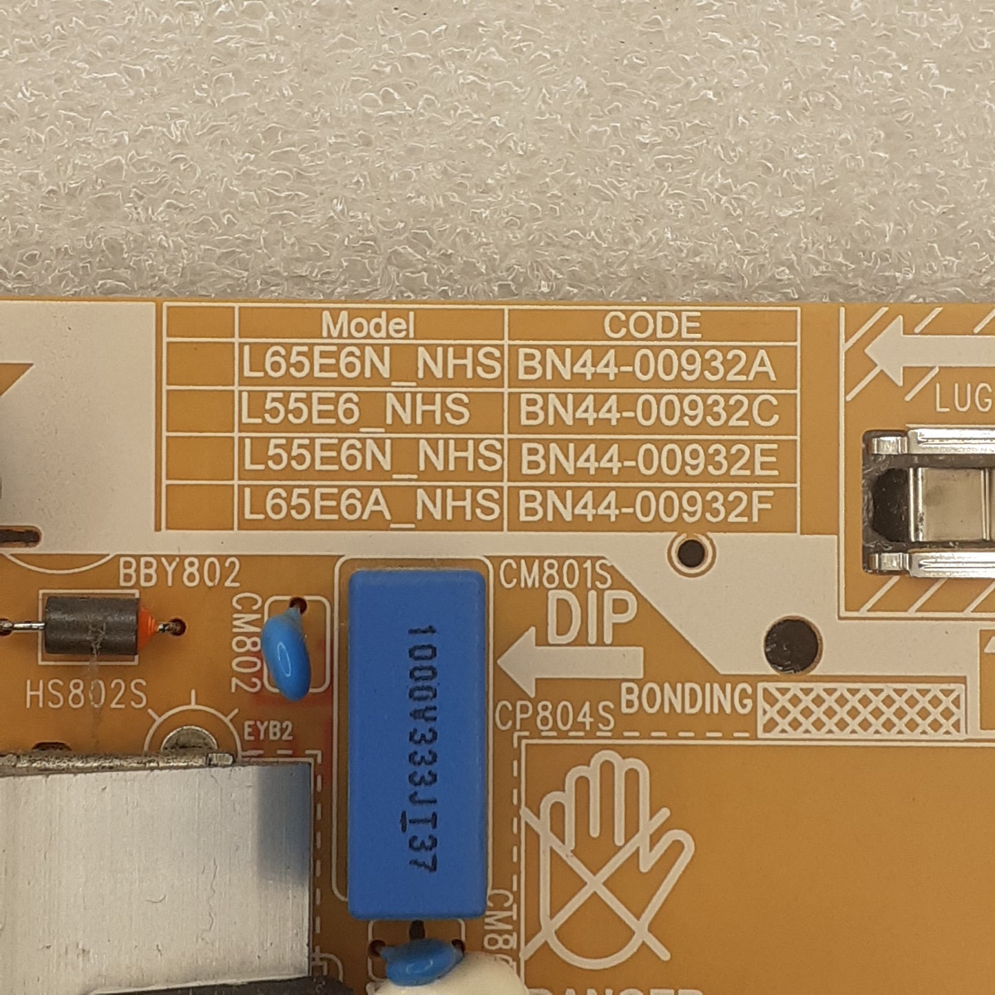 CARTE D'ALIMENTATION BN44-00932C pour Télé SAMSUNG  UE65NU7305K