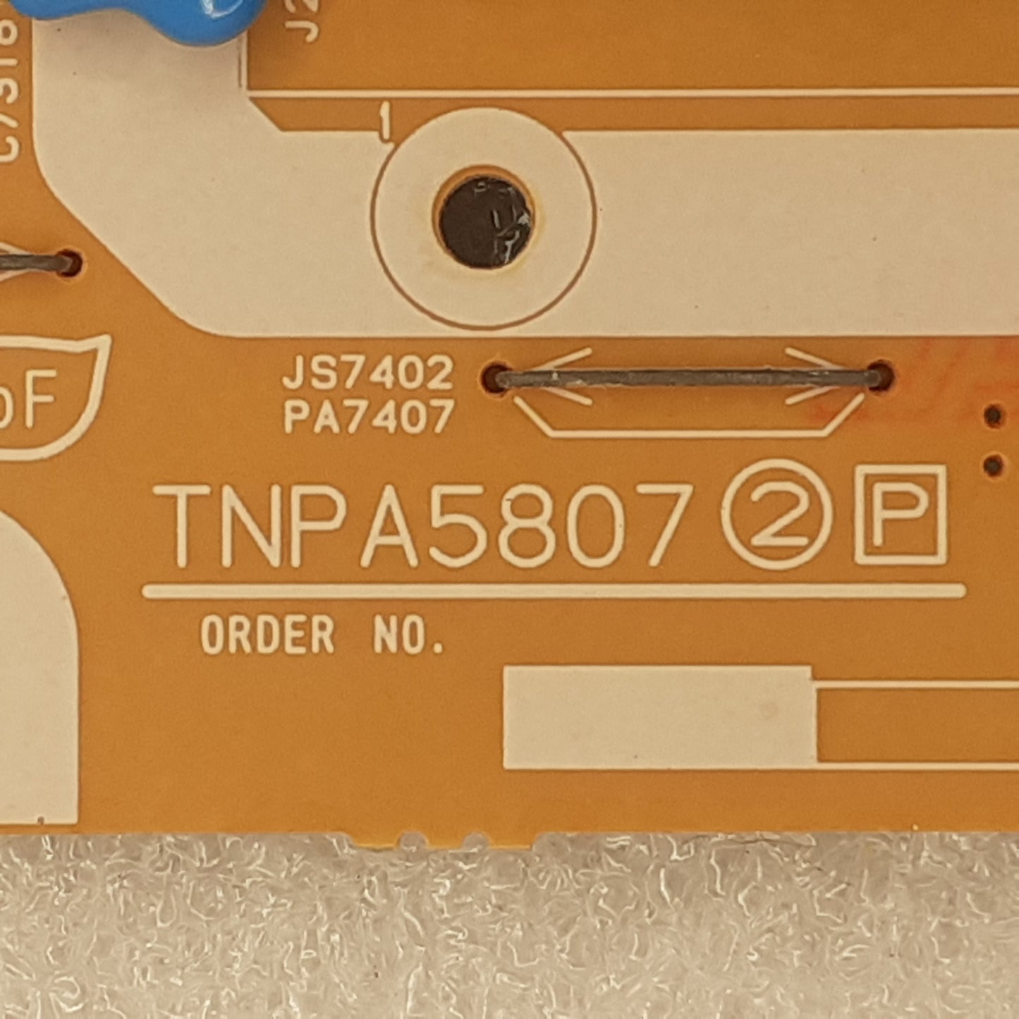 CARTE D'ALIMENTATION TNPA5807-2P TXN/P1ZPUE pour Télé PANASONIC  TX-L50B6E
