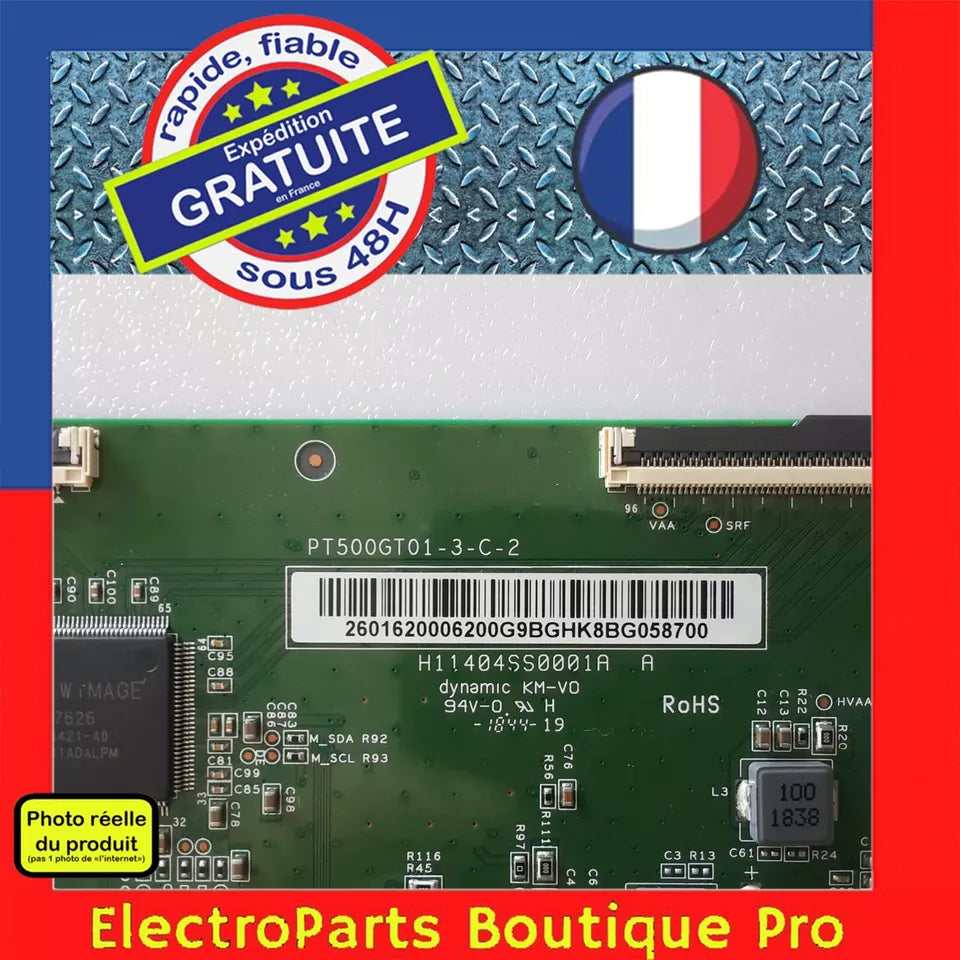 Carte T-CON PT500GT01-3-C-2  pour télé FPS  FPSTV50FHD