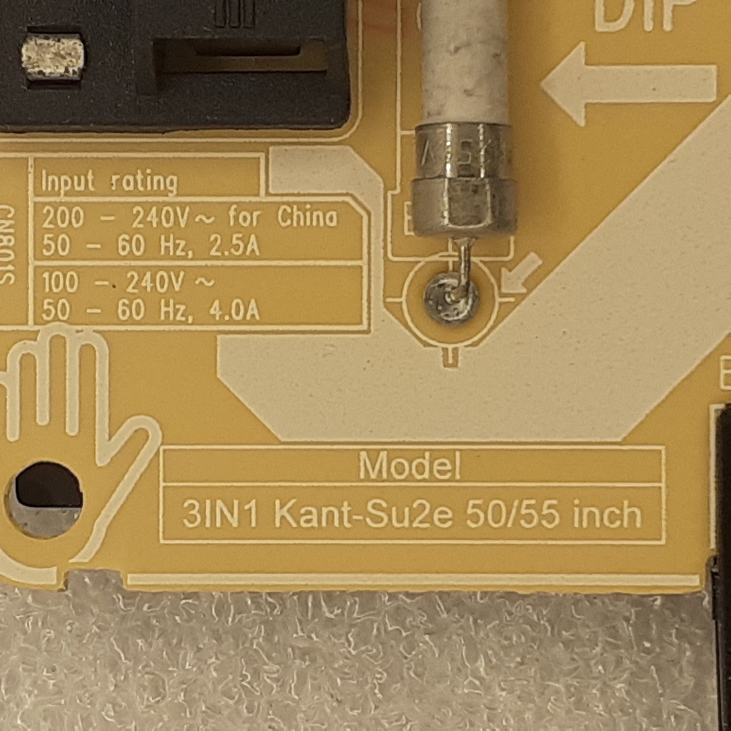 CARTE D'ALIMENTATION 3IN1 KANT-SU2e pour Télé SAMSUNG UE55AU7105K