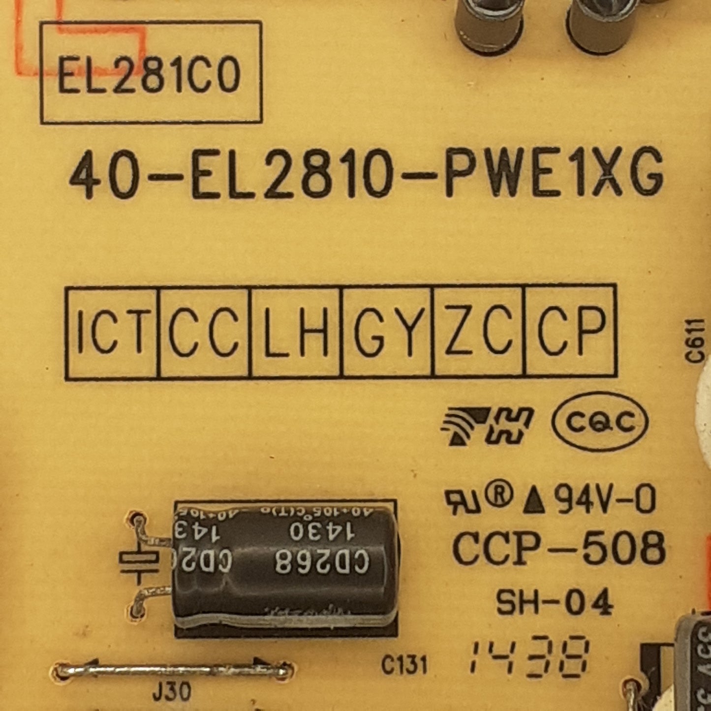 CARTE D'ALIMENTATION 81-EL281C0-PL290AA  / 40-EL2810-PWE1XG pour Télé THOMSON 32FZ5243