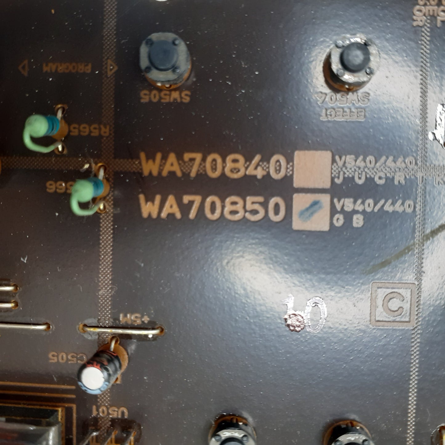 CARTE DE COMMANDE WA70850 pour ampli YAMAHA RX-V540RDS