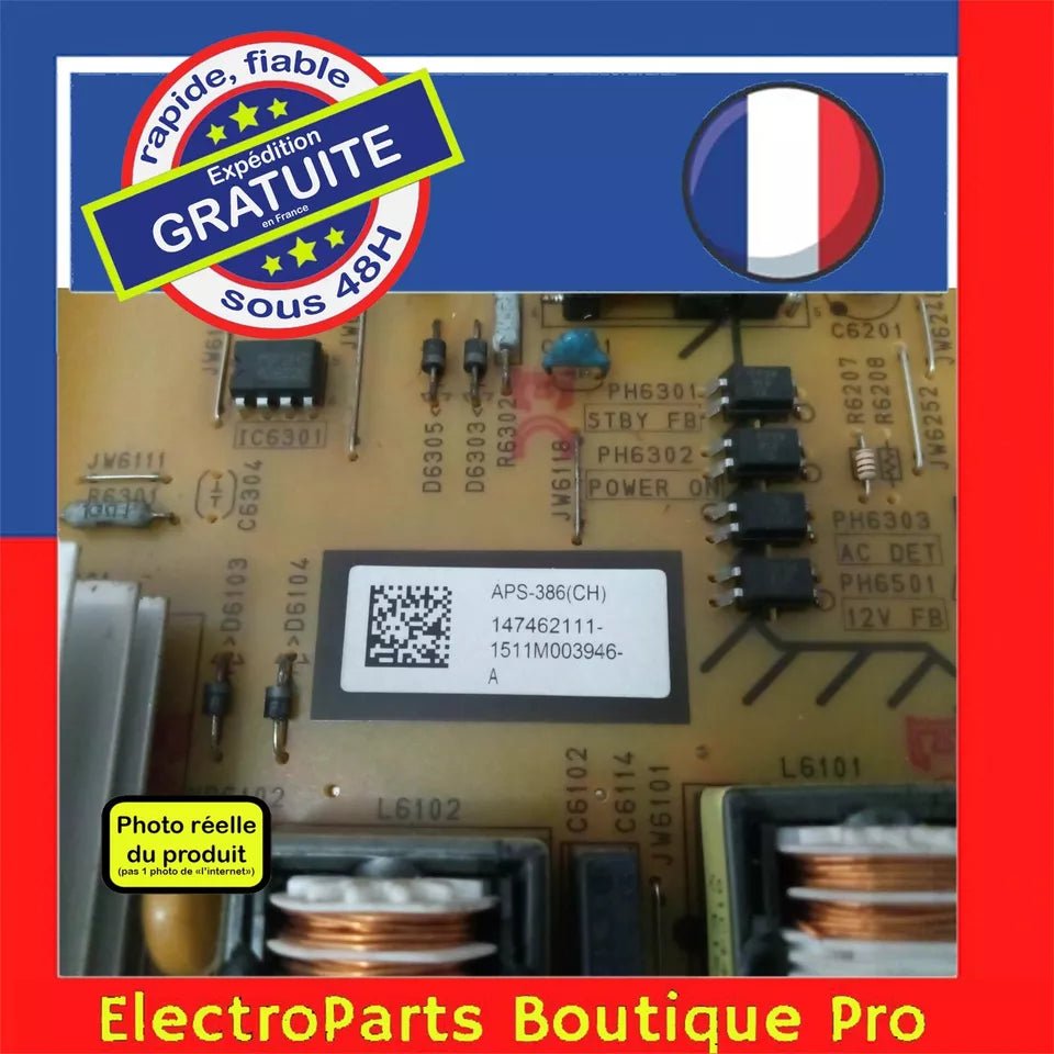 Carte d'alimentation 147462111 pour télé SONY KD-49X8309C