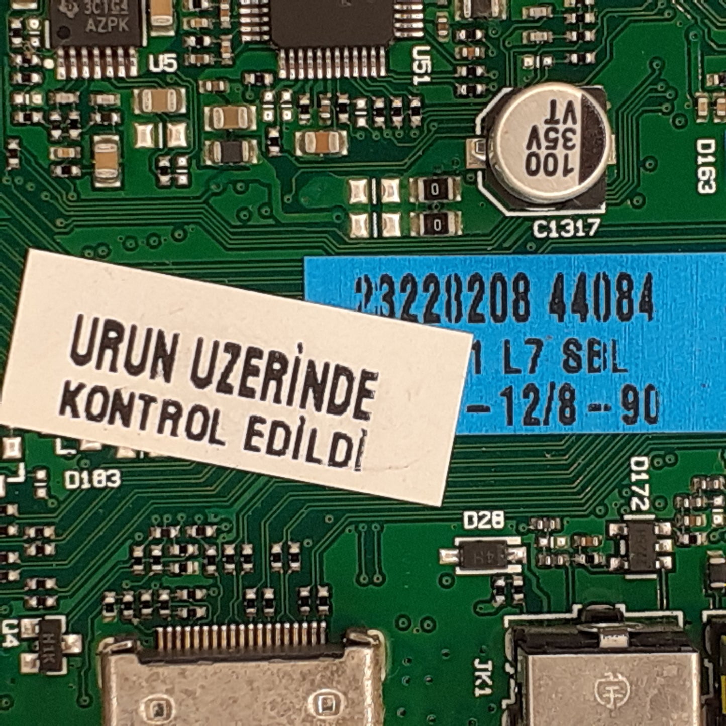 CARTE PRINCIPALE VESTEL 23228207 pour Télé TELEFUNKEN  TFLES65300FHD200B