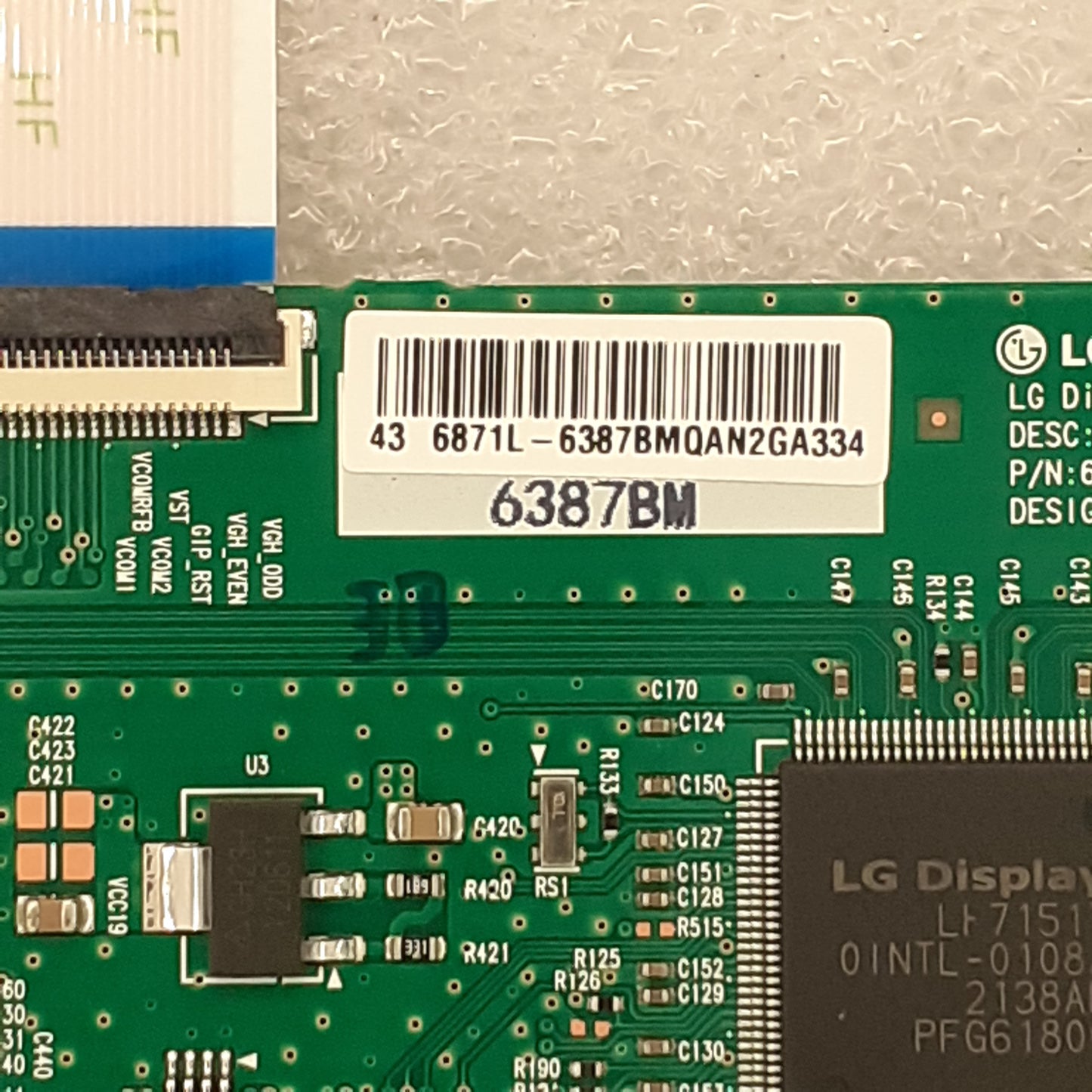 CARTE T-CON LG 6870c-0805a pour Télé PANASONIC  TX-43LX610E