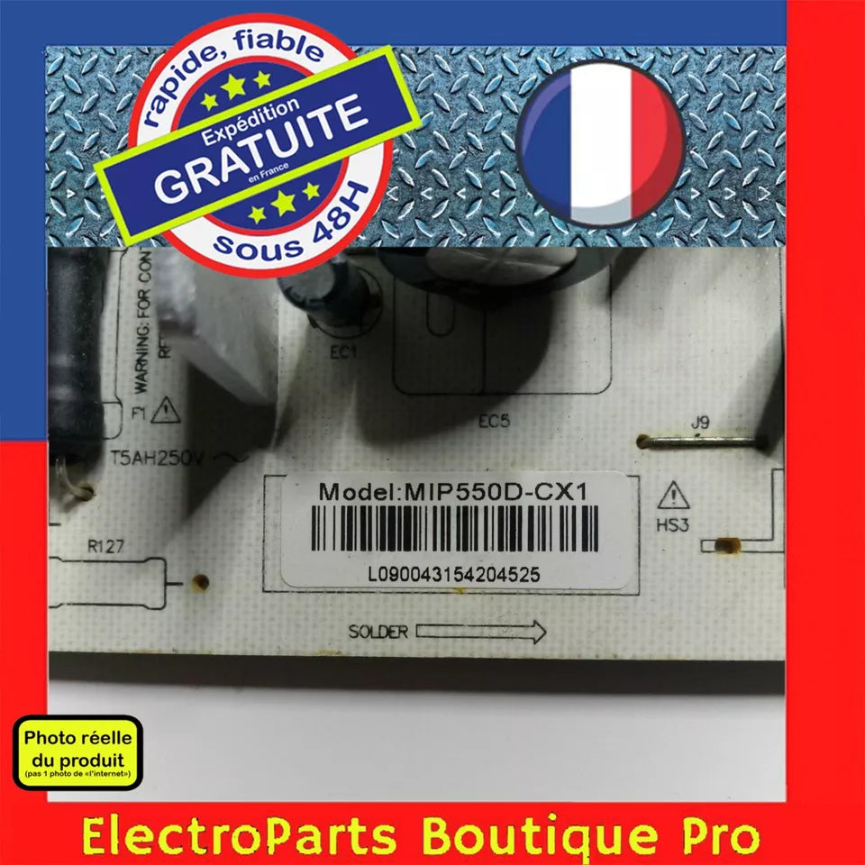 Carte d'alimentation MEGMEET MIP550CD-CX1 pour télé SHARP  50 POUCES