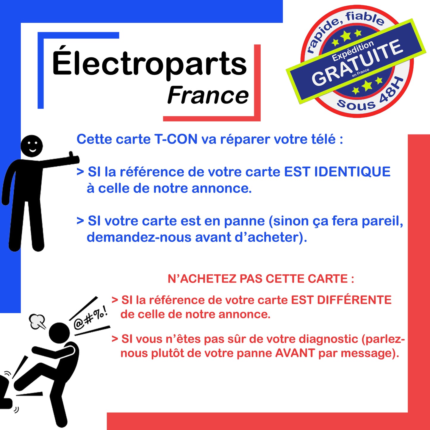 CARTE T-CON ST5461D04-1-C1 pour Télé TCL U55S7906