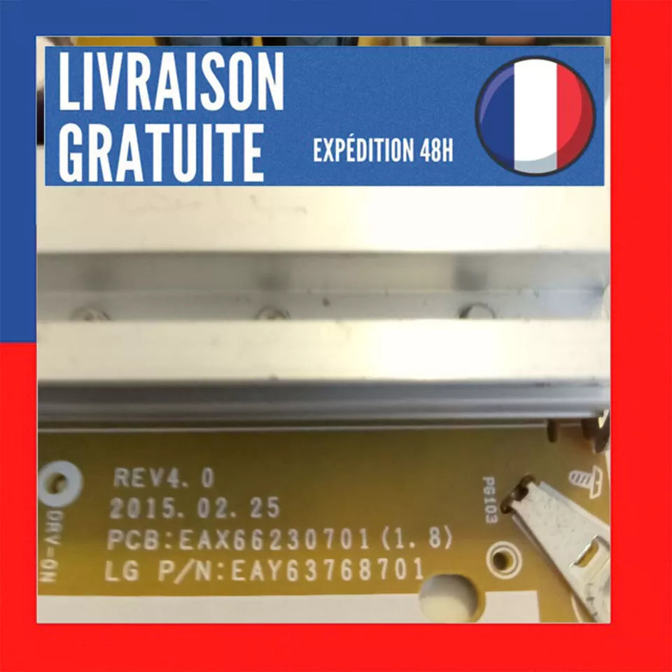 Carte d'alimentation EAX66230701[1.6] (1.8) EAY63768701 pour télé LG 49LF