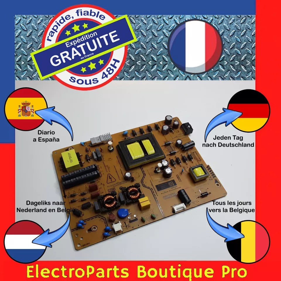 Carte d'alimentation VESTEL 17IPS72 23395729 pour télé HAIER  LDF55V150