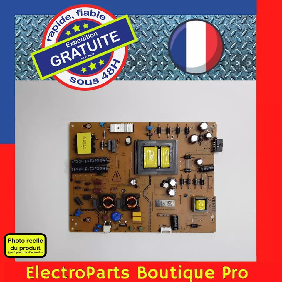 Carte d'alimentation VESTEL 17IPS72 23395729 pour télé HAIER  LDF55V150