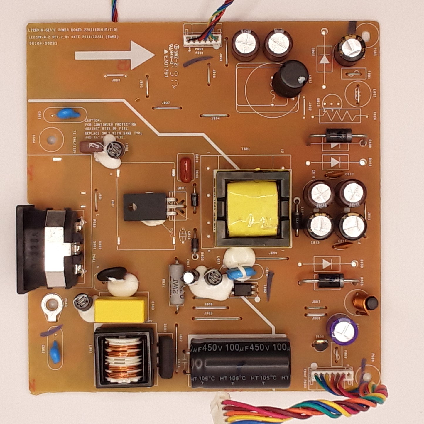 Carte d'alimentation PCB LE22BW-M-2 REV:2.01 pour Moniteur DAHUA DHL22 - F600